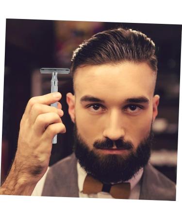 Healeved Manual Safety Razor for Men - Rust-Free Adjustable Double-Edged Razor - White Zinc Head - 1 Pack - Buy Online on GoSupps.com