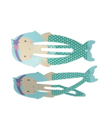 Buy Solida Kids Hair Clips - Mermaid Design Turquoise 2 Pieces - International Shipping Available - Buy Online on GoSupps.com