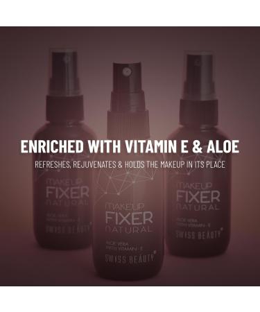 Swis-Beauty Long Lasting Makeup Fixer Spray | Aloe Vera & Vitamin E | Quick Dry Lightweight Setting Spray | 2.36 Fl Oz | International Shipping Available - Buy Online on GoSupps.com