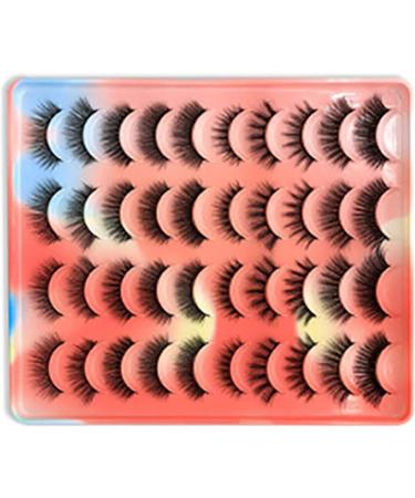 Soft Lightweight 3D False Eyelashes Comfortable Long Lasting Faux Eyelashes with Wide Application for Daily Makeup Parties Stage - Buy Online on GoSupps.com