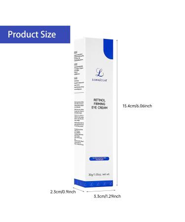 Retinol Firming Eye Cream - Anti-Aging Treatment for All Skin Types Brightens & Moisturizes Alcohol-Free 30g - Buy Online on GoSupps.com