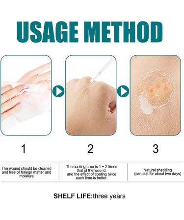 Katutude 10ML Liquid Bandage - Waterproof Transparent Gel for Wounds & Cuts (1PCS) - Buy Online on GoSupps.com