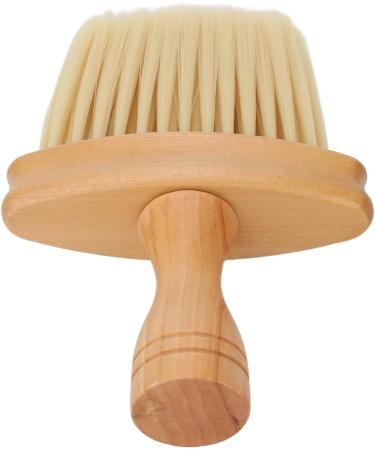 Qukaim Neck Duster Barber Brush Neck Duster Nylon Bristles Wood Handle Simple Style Hair Cutting Neck Duster - Buy Online on GoSupps.com