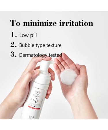 Lab for You Multi-Ex AC Cleanser | BHA 0.5% & PHA | Low pH Cleanser for Sensitive Skin | With Houttuynia Cordata & Salicylic Acid - Buy Online on GoSupps.com