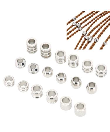 18-Piece Dreadlocks Hair Braiding Cuffs - Stainless Steel Pearls & Hair Clips for Weddings Fashion Shows & More | Stylish Hair Accessories - Buy Online on GoSupps.com