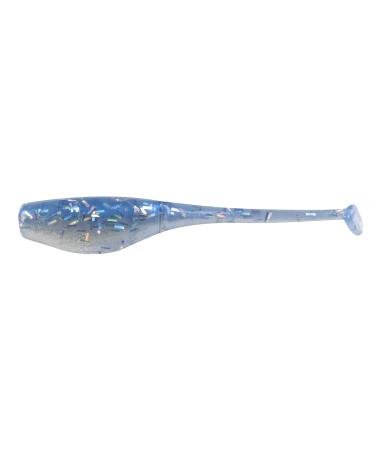 Bobby Garland Baby Shad Swim'R Soft Plastic Fishing Lure, Accessories for Freshwater Fishing, 2", 15 per Pack, Glacier Blue Ice