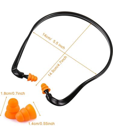 8 Pair Lightweight Silicone Banded Ear Plugs for Hearing Protection - Ideal for Shooting, Construction Work, Sleeping, Concerts, and Motor Sports Racing (Black) - Buy Online on GoSupps.com