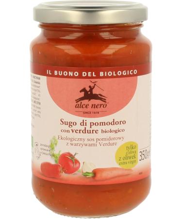  Alce Nero Alice Nero Organic Vegetable Tomato Sauce 350 g - Buy Online on GoSupps.com