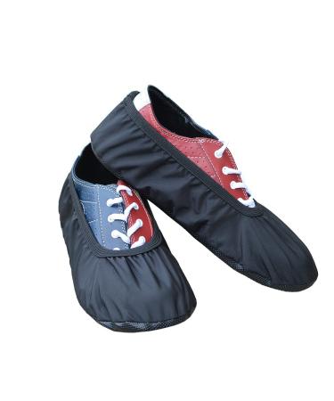 MyShoeCovers Premium Bowling Shoe Covers - 1 Pair Medium Black