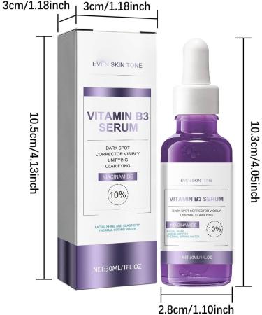 Mela B3 Vitamin B3 Serum Dark Spot Corrector Anti-Aging Face Serum + 10% Niacinamide Skin Tone Correcting Serum Reduces Dark Spots and Blemishes - Buy Online on GoSupps.com