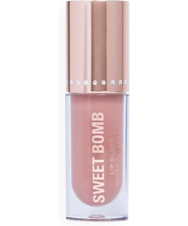 Makeup Revolution Y2K Baby Sweet Bomb Lip Gloss 4.5ml - Strawberry Swirl Nude Mauve Gloss - Buy Online on GoSupps.com