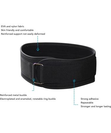 Biitfuu Lordosis Support Black Lumbar Spine Belt - Adjustable Heavily Adhesive with Reinforced Metal Buckle Light-Resistant - Ideal for Sports & Men - Buy Online on GoSupps.com
