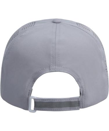 Women's Quick Drying UV Protection Baseball Cap - Lightweight and Breathable - Light Gray - Buy Online on GoSupps.com
