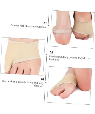 Healvian Bunion Protector Sleeve - 1 Pair Gel Cover for Hallux Valgus Pad, Toe Separators for Bunion Relief - Soft Pinky Foot Brace - 22x7.5cm - Buy Online on GoSupps.com