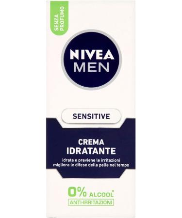 Nivea Men 88818 Sensitive Moisturizing Cream 75 ml Men's Shaving Product - Buy Online on GoSupps.com