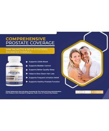 Maximum Slim Advanced Prostate Complex* Dietary Supplement Capsules 60 Count (Pack of 1) - Buy Online on GoSupps.com