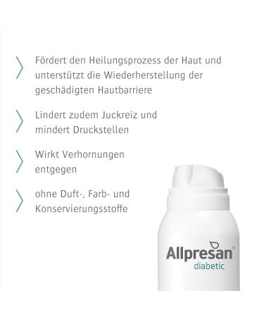 Allpresan Diabetic Intensive Foam Cream 200 ml - Hydrate & Protect Your Skin | International Shipping Available - Buy Online on GoSupps.com