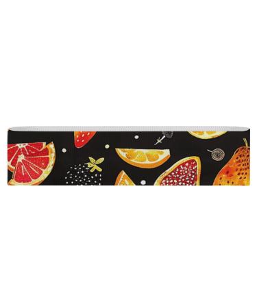 Resistance Bands Exercise Bands Unique Fruit Pattern Printed Elastic Band Leg Bands Resistance Fitness Bands Fabric Resistance Bands