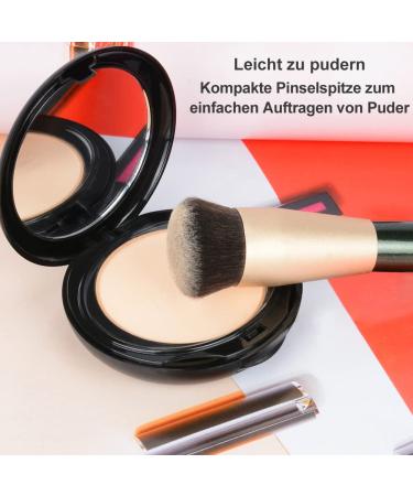 Jesslab Foundation Brush - Wooden Handle Profi Makeup Brush for Smooth Liquid & Cream Foundation | Synthetic Bristles - Buy Online on GoSupps.com