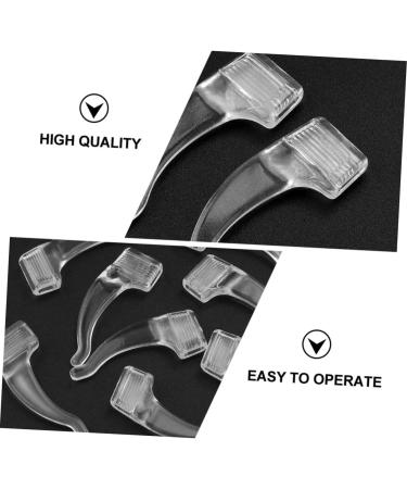 Housoutil Silicone Goggle Handle Sleeves - 90 Pairs of Anti-Hook Eye Ear Covers for Glasses - White 3.2x1.3cm - Essential Accessories for Short-Sighted and Sunglasses - Buy Online on GoSupps.com