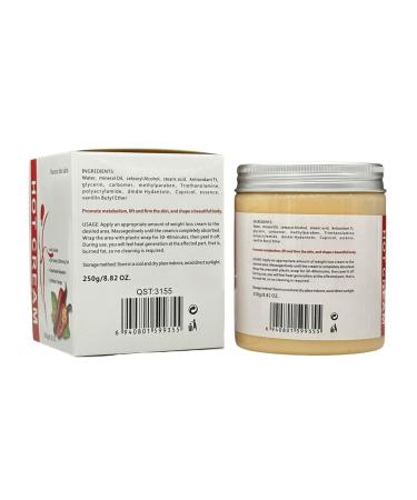 Cr me mincerante chaude cr me mince lotion serr e tonification de lifting 250 g action br lante et tonifiante sculpture et soul vement pour les femmes massage de la peau