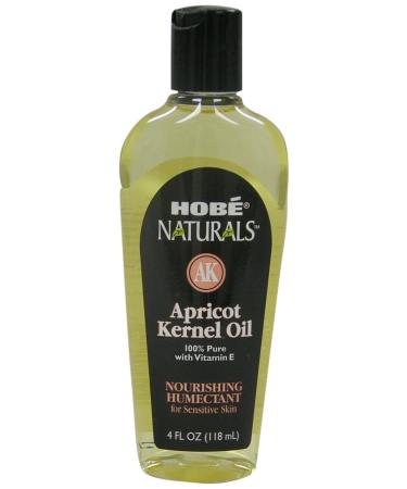Hobe Naturals Apricot Kernel Oil 4 Fluid Ounce