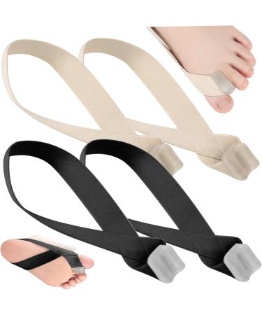 Toe Spreader for Correction 4 Pack Elastic Breathable Toe Spacers for Bunions Portable Skin-Friendly Protection for Overlapping Toes - 6.9 x 1 Inch - Buy Online on GoSupps.com