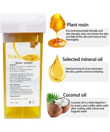 1 Honey Wax Cartridge With 50 Paper Waxing Strips Kit Sugar Cartridges Warm Paste Pack ROLL-ON Hot Wax Roller Hair Removal Depilatory 100ml Waxing Hot Rolling Soft Gentle Remover - Buy Online on GoSupps.com