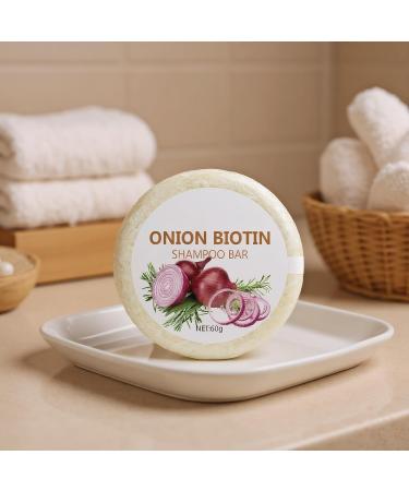  G n rique Onion & Biotin Solid Shampoo 60g Nourishing Purifying Onion Biotin Shampoos Soap Soft Foam Control Frizzes Moisturize Hair Types - Buy Online on GoSupps.com