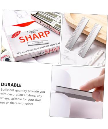 Buy Housoutil 100pcs Eyebrow Trimming Blades - Perfect Eyebrow Trimmers & Razors for Flawless Shaping | International Shipping Available - Buy Online on GoSupps.com