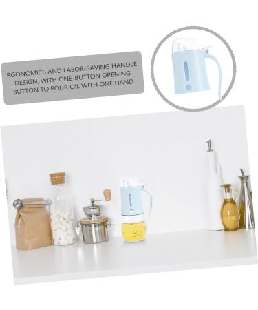 Zerodeko 1pc Oil Can Household Oil Dispenser Kitchen Sauce Holder Glass Oil Pot Seasoning Kettle Oil Container Kitchen Cruet Leakage-proof Oil Bottle Castor Plastic With Handle - Buy Online on GoSupps.com