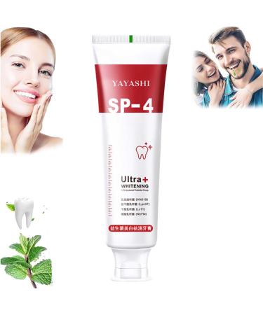 SP-4 probiotic toothpaste toothpaste whitening toothpaste white teeth fresh breath toothpaste white removed stains complete dental care (1 piece brightening)