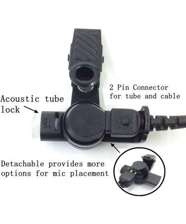 Motorola Walkie Talkie Earpieces with Mic - 2 Pin Acoustic Tube Headset and PPT (2 Pack) - Buy Online on GoSupps.com