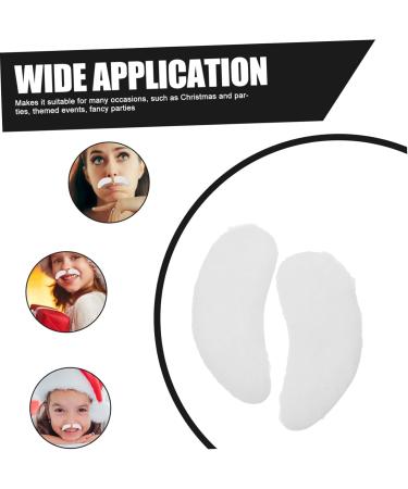 ABOOFAN 6 pairs Small Claus Eyebrows Eyebrow Novelty Masquerade Adhesive Cosplay False Santa Fake Accessory - Buy Online on GoSupps.com