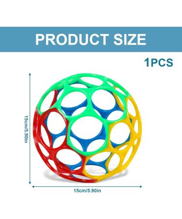 Guoyou BPA-Free Baby Grief Ball - Sensory Toy for 3-12 Months Perfect Baby Teething Ring for Boys & Girls - Buy Online on GoSupps.com