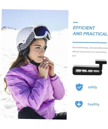 Minkissy Ski Helmet Accessories - 4 Pairs Mask Holder Clips & Ear Protection for Helmets | London Souvenirs - Buy Online on GoSupps.com