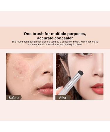 Lip Applicator Soft Silicone Lip Brush Round Head Lip Brush Multifunctional Makeup Brush For Lipstick Eyeshadow - Buy Online on GoSupps.com