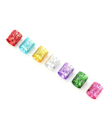 100 Adjustable Dreadlocks Hair Mesh Pearl Rings & Metal Cuffs - Premium Hair Accessories for Stylish Looks - Buy Online on GoSupps.com
