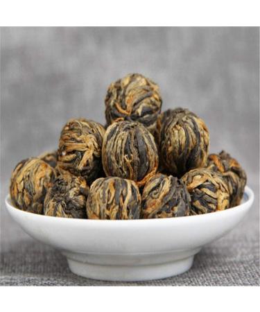 Th noir du Yunnan Dian Hong th boule d'or fait la main 60g petit th chinois en conserve - Buy Online on GoSupps.com