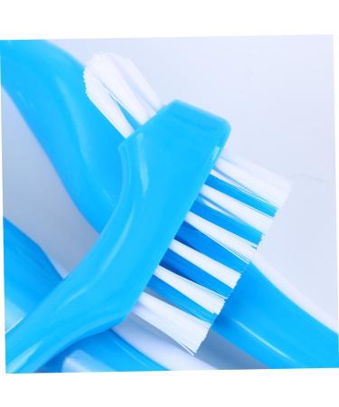 Gatuida Children's Suit: 6-Piece False Teeth Cleaning Set Includes Brush & Toothbrush for Prosthesis Care - Blue (2 Pack) - Buy Online on GoSupps.com
