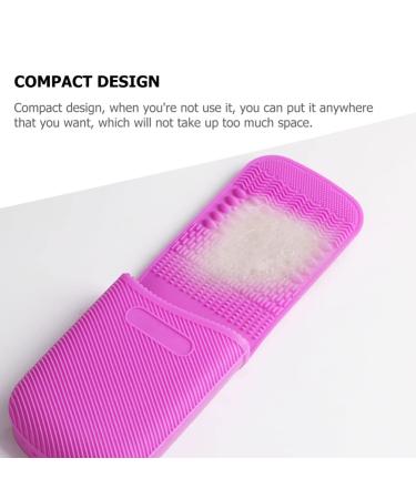 Buy Silicone Makeup Brush Cleaning Pad | Foldable Scrubber for Cosmetics | International Shipping - Buy Online on GoSupps.com