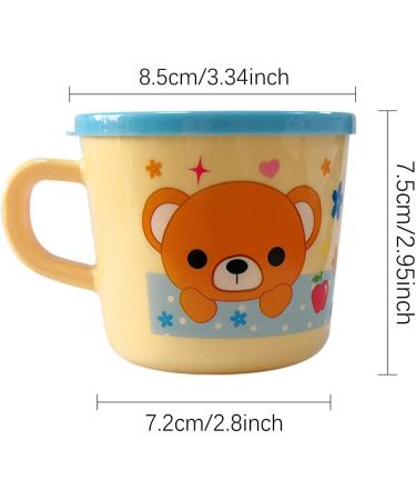 Povanjer Mouthwater Cup | Portable Reusable Toothbrush & Toothpaste Holder for Kids | Ideal for Boys & Toddlers - Buy Online on GoSupps.com
