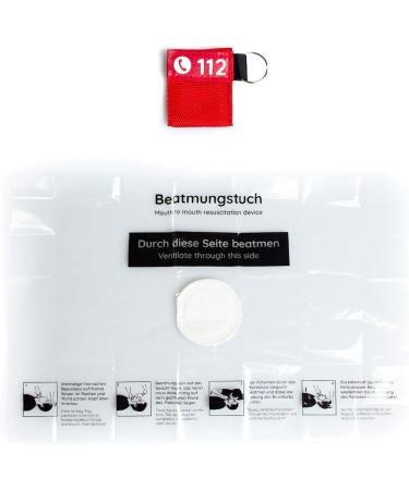 Beating Mask Key Trailer - CPR Mask | Mouth to Mouth Ventilation Protection | Flexeo | First Aid | 24 Red Pieces - Buy Online on GoSupps.com