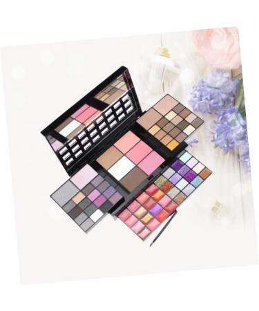 FRCOLOR 74 Blush for Cheeks Lipgloss Makeup Kit Eyeshadow Palette Lip Gloss Powder Glitter 18*11cm Picture 1 - Buy Online on GoSupps.com