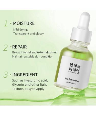 Korean Calming Serum | 5% Panthenol Essence for Sensitive & Acne-Prone Skin | Daily Moisturizing & Hydrating Care - Buy Online on GoSupps.com