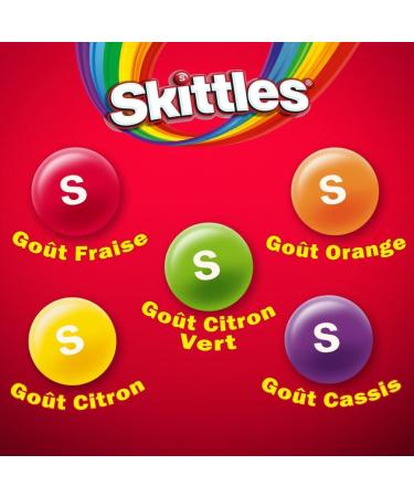 SKITTLES - Bonbons au go t Fruits - Sachet de 318g Multicolore 318 g (Lot de 1) - Buy Online on GoSupps.com