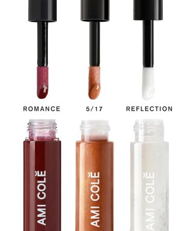 AMI COL Hydrating Lip Treatment - 3in1 Tinted Lip Gloss | Moisturizing Holiday Lip Trio for Soft Hydrated Lips - Buy Online on GoSupps.com