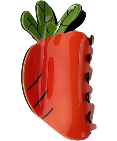 Food Hair Clips - Cute Food Hairpin Funky Summer Beach Fruit Shape Hair Clip Strong Hold Hair Jaw Barrettes for Girls Teens Adults carrot - Buy Online on GoSupps.com