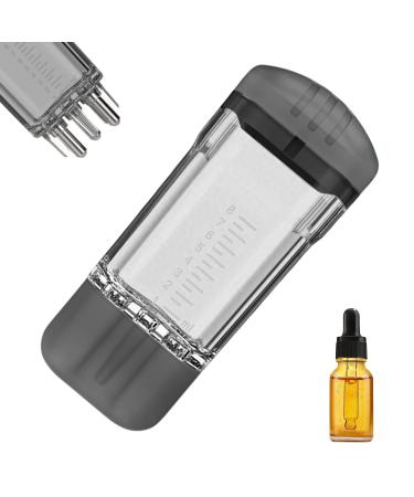Applicateur D'huile Pour Cuir Chevelu | Peigne Massant Portable Distribution D'huile Capillaire Pour Femme - Soins Personnels L ger pour Toute la Famille Jeunes Femmes Hommes Adolescents Noir