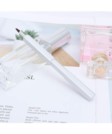 Minkissy Lipstick Applicator Retractable Travel Plate White Makeup Brush Tool - Buy Online on GoSupps.com
